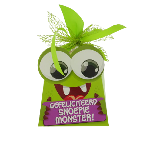 GEFELICITEERD SNOEPIEMONSTER!