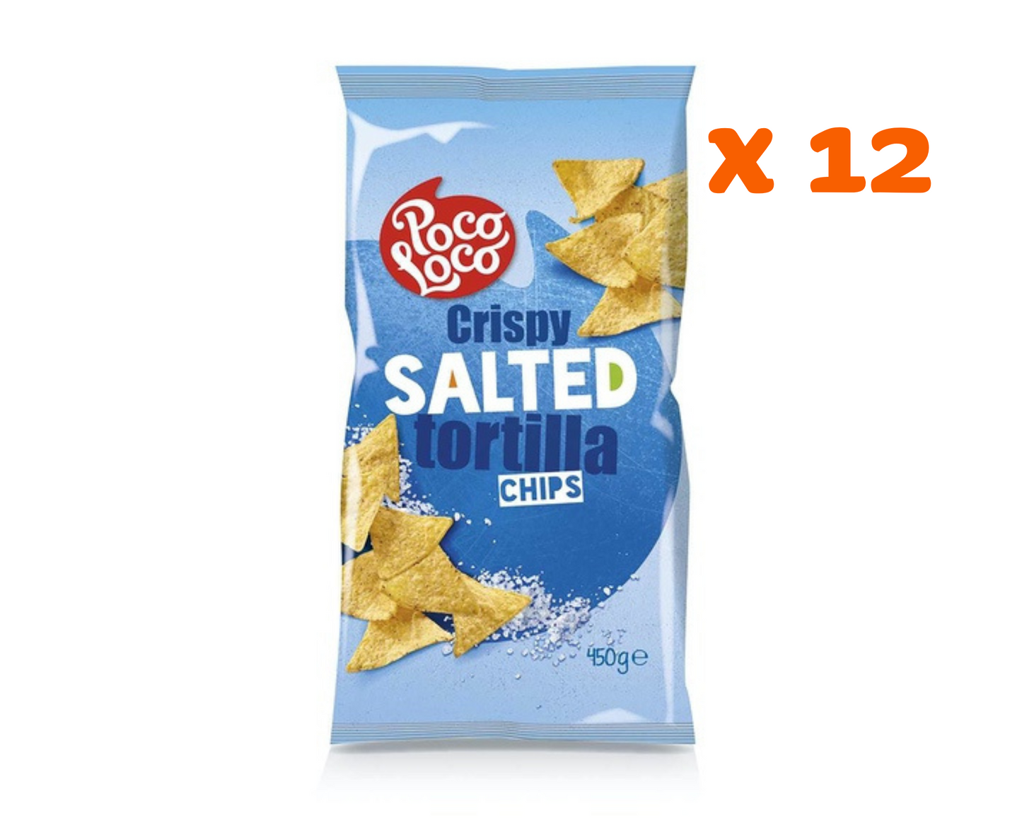 Nacho chips tortilla - Doos 12 zakken(450 gram)