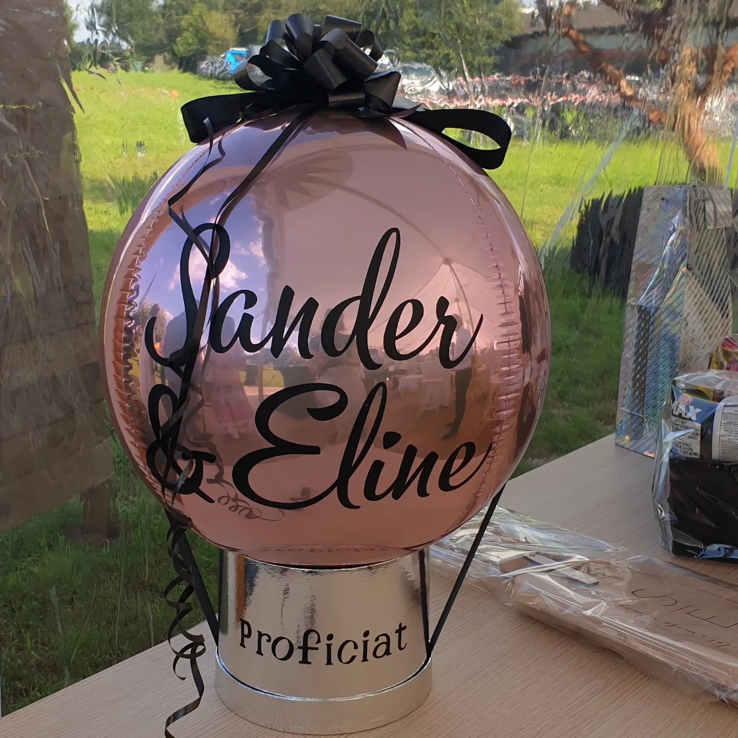 Gepersonaliseerde folieballon met helium