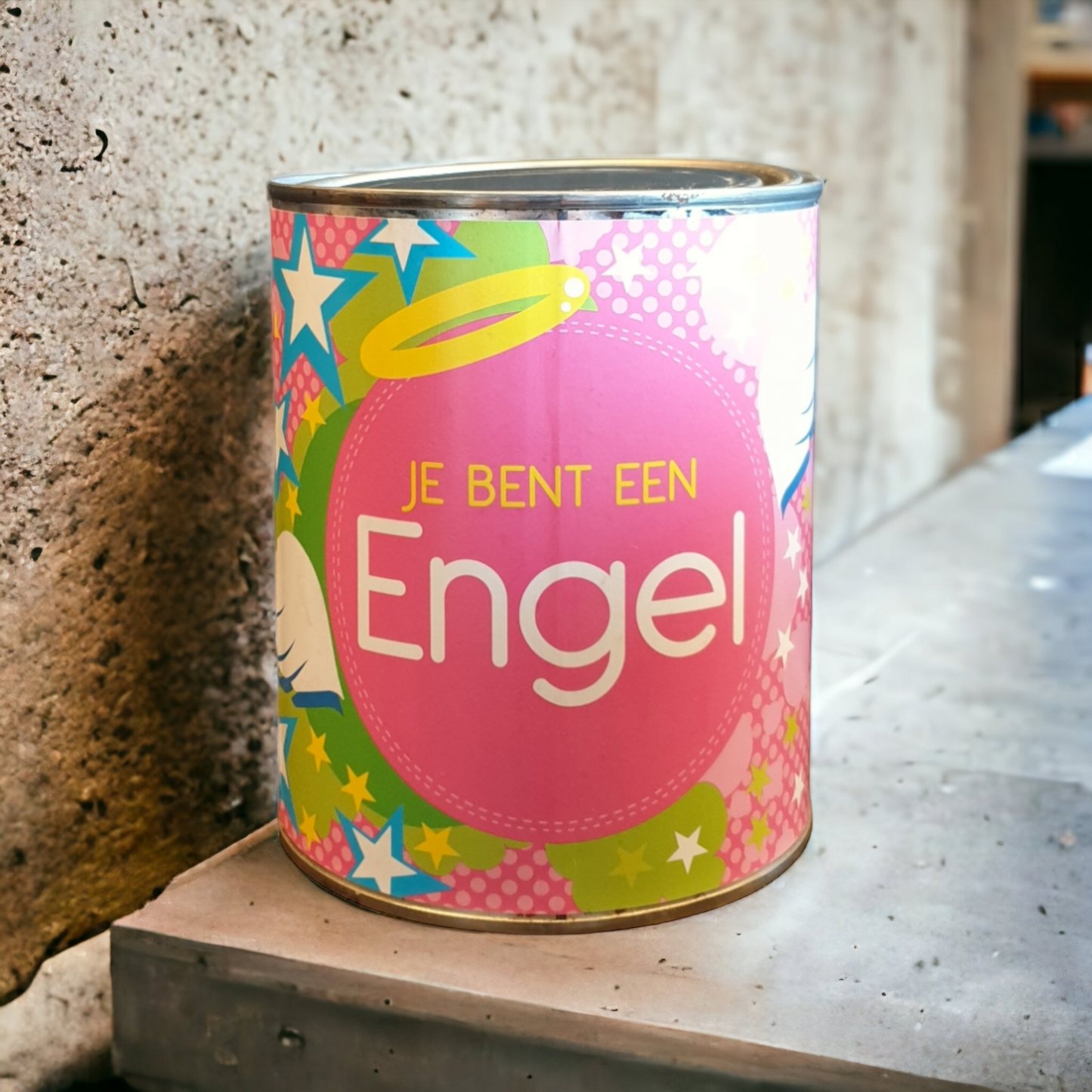 Snoepblik " Je bent een engel."