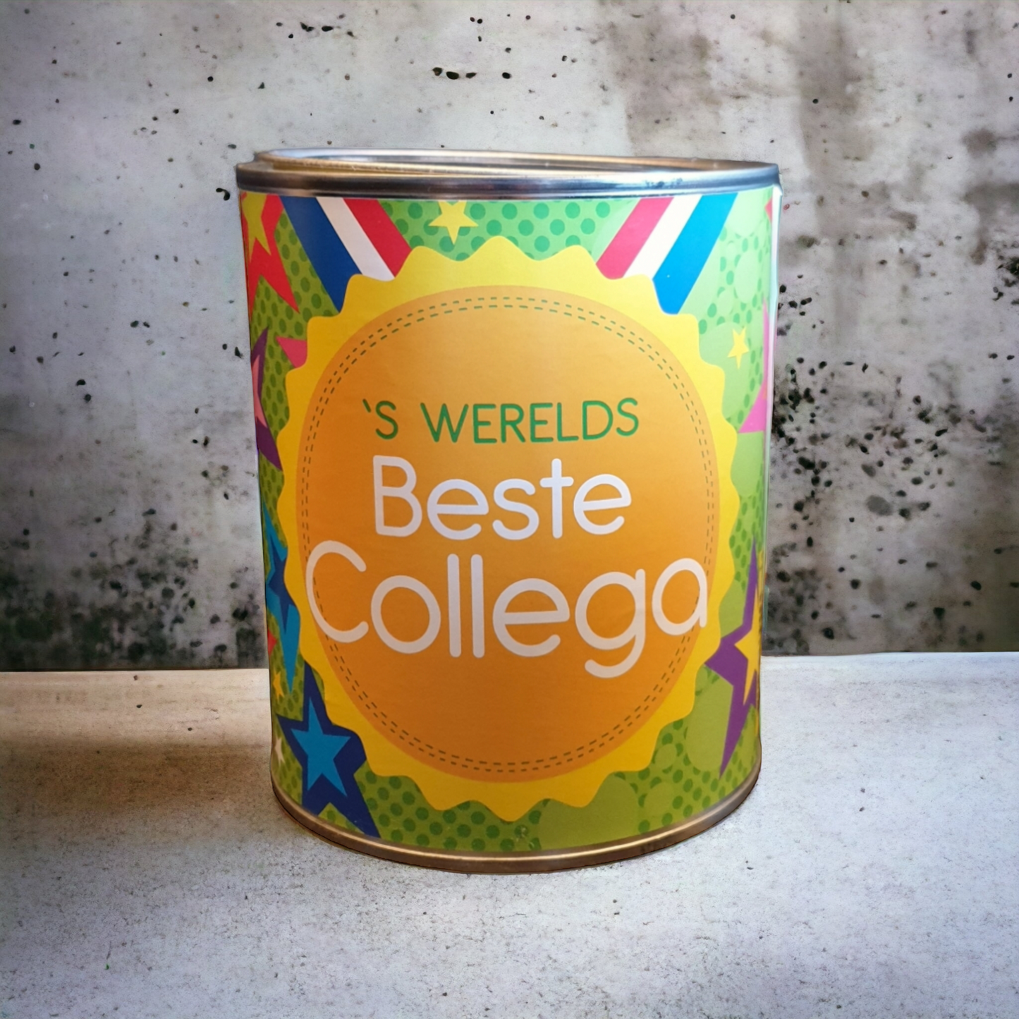 Snoepblik " 's werelds beste collega"