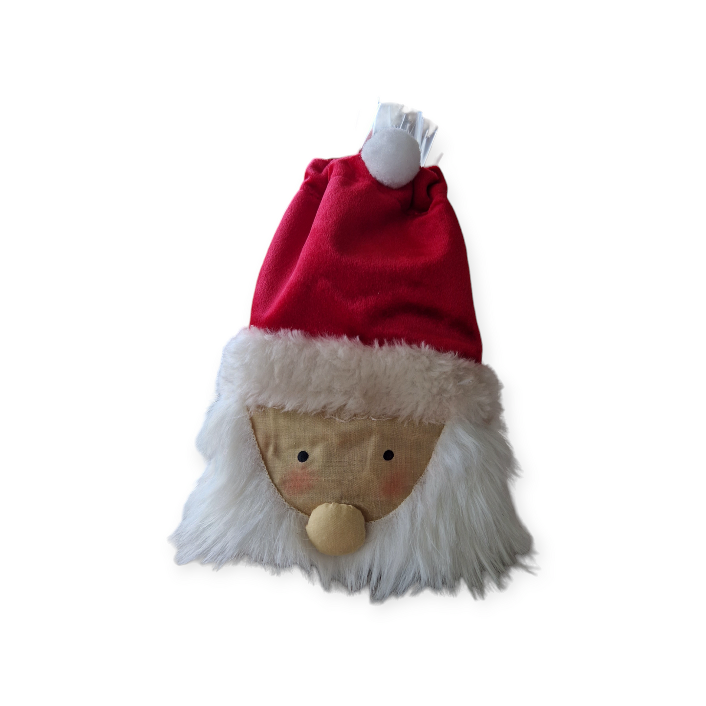 Zakje kerstman gevuld met snoepjes