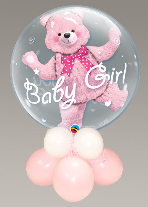 Bubble baby girl