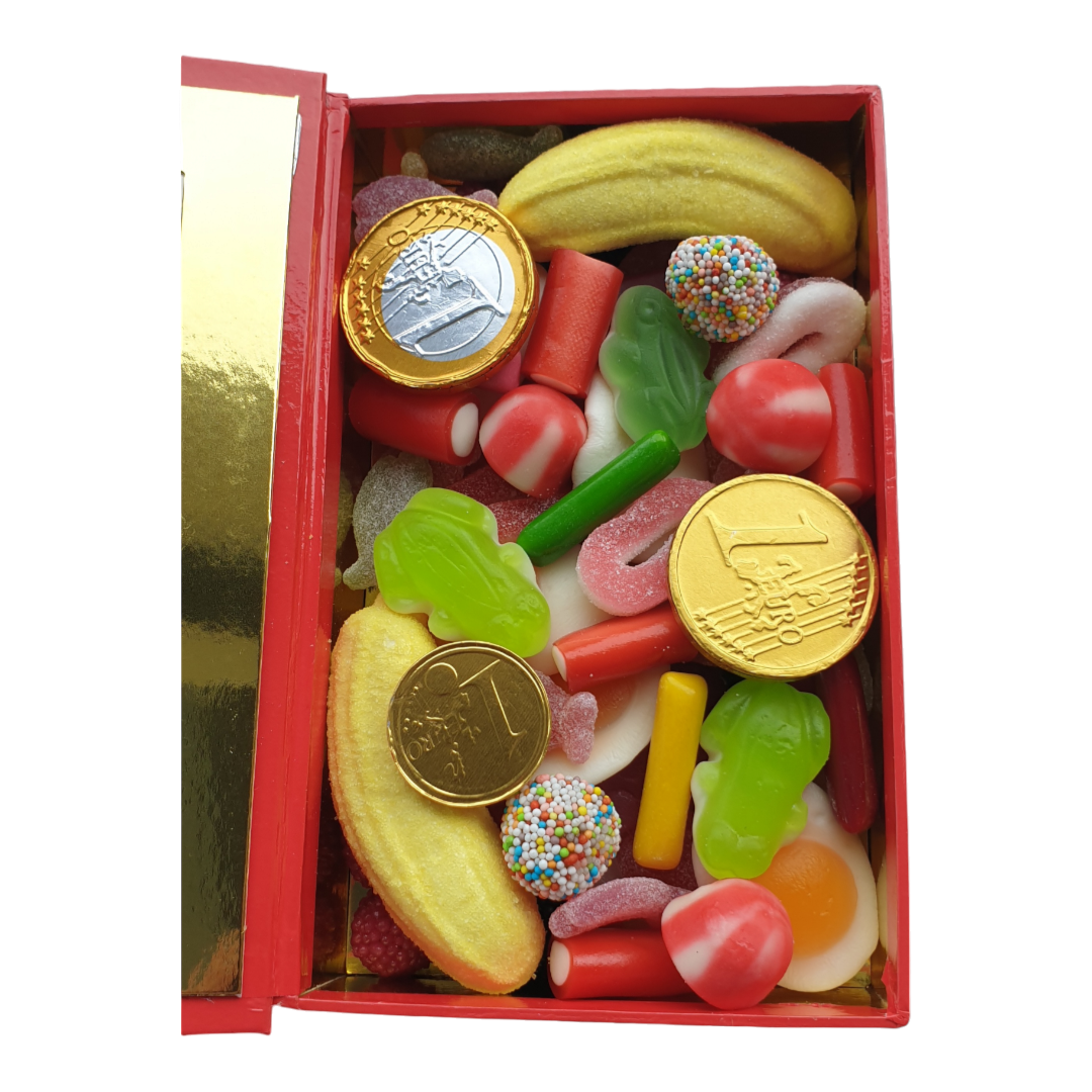 Boek van de Sint met snoep