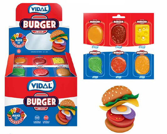 Vidal Burger Jelly 11g 66 stuks