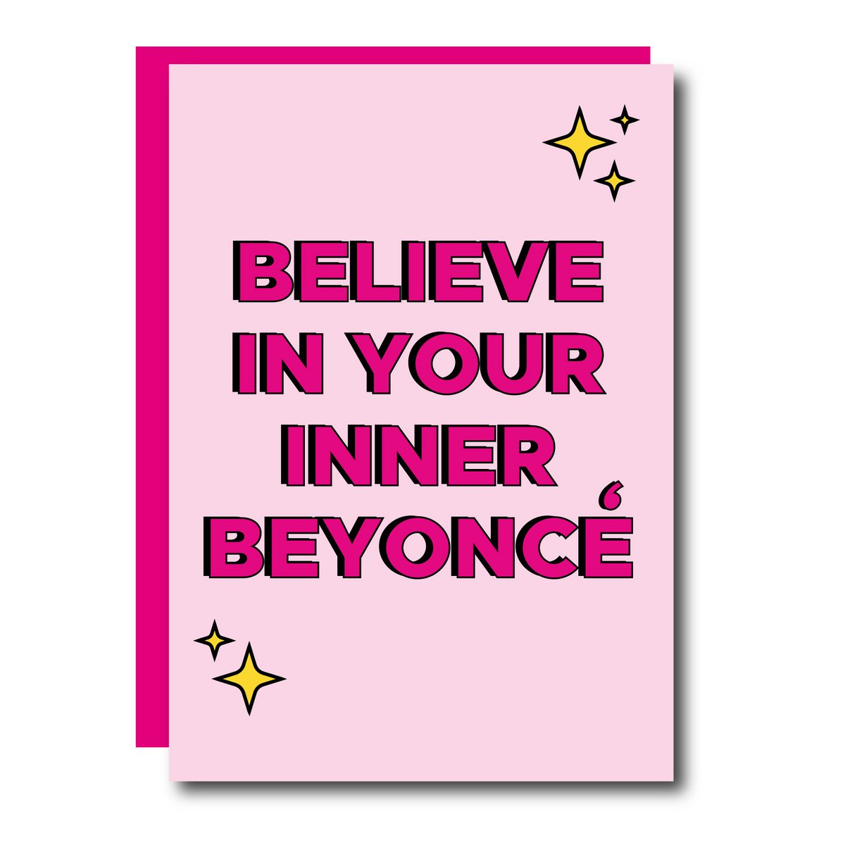 Kaart Believe in je innerlijke Beyonce