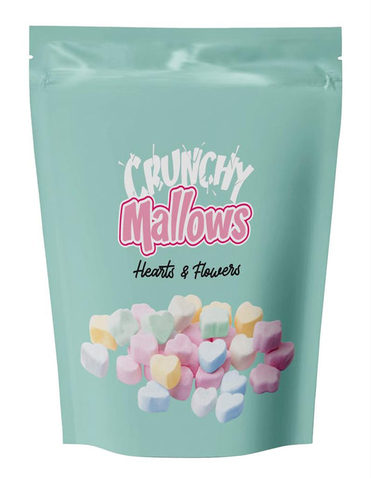 Crunchy Mallows Hearts & Flowers