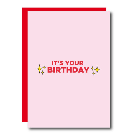 Kaart It's your birthday